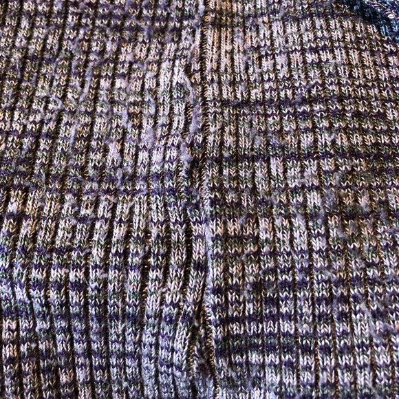 BCX PURPLE GREY OFF SHOULDER PULLOVER SWEATER M - Picture 7 of 10